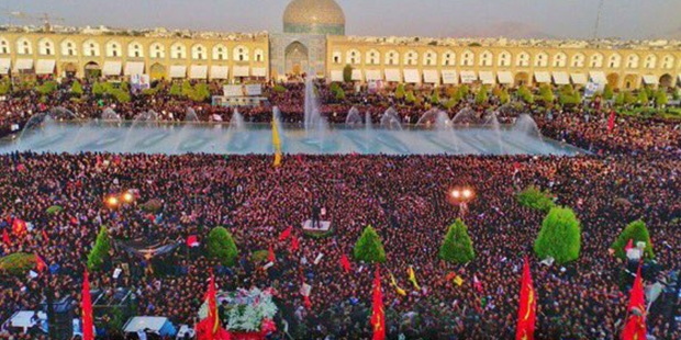  İranlı asker Muhsin Hoceci için Isfahan'da da tören düzenlendi