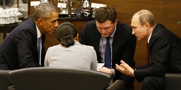 Obama ile Putin, Erdoğan'ın konuşması öncesi 'özel' görüştü
