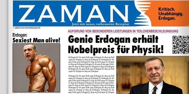 Almanya'da 'kayyumun hazırladığı ilk Zaman gazetesi' yayınlandı