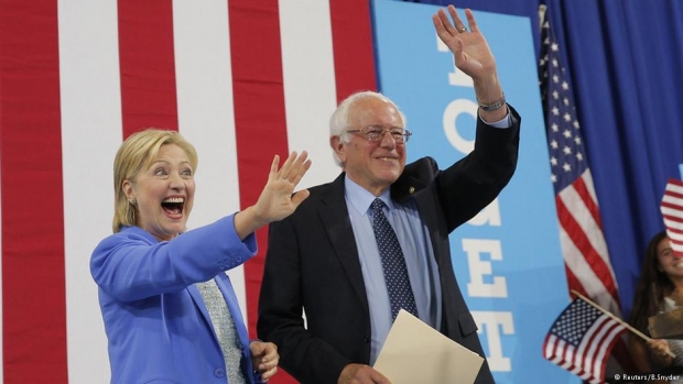 Hillary Clinton ve Bernie Sanders