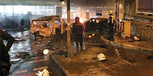 Canlı bombalar terör saldırısının yapılacağı yere beraber geldi