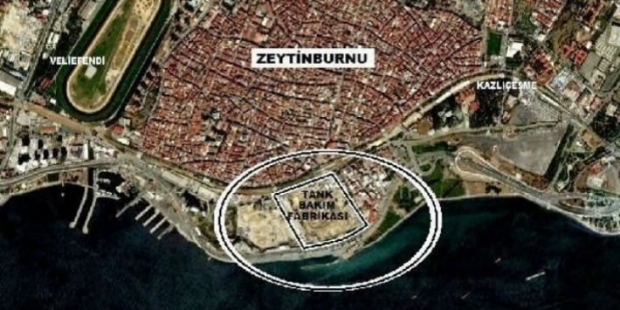 Zeytinburnu'ndaki eski tank fabrikası arsasında yapılacak projeye mahkemeden iptal