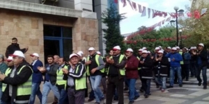 Maaşlarını alamayan Avcılar Belediyesi işçileri eylemde