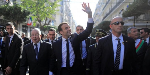Cezayir'i ziyaret eden Macron özür dilemedi