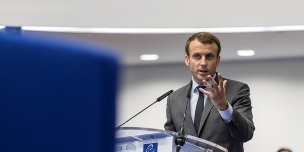 Macron'dan Afrin yorumu: Potansiyel terör tehdidiyle savaşmaktan başka bir hal alırsa...