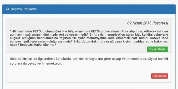 20 aydır görevine iade edilmeyen isim Diyanet'e sordu: Bedduam kabul olur mu?
