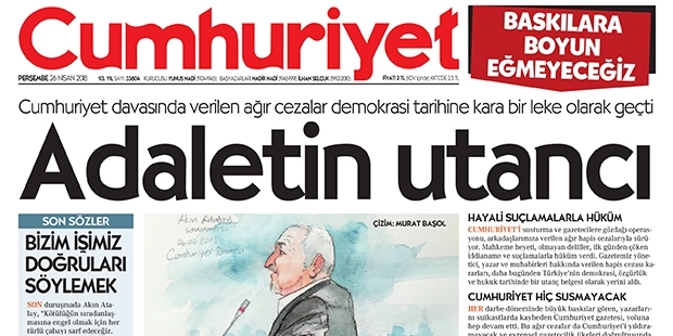 Cumhuriyet: Adaletin utancı; cezalar demokrasi tarihine kara bir leke olarak geçti