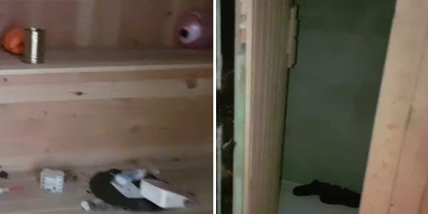 Çeşitli suçlardan aranan iki kardeş saunadaki gizli bölmede yakalandı