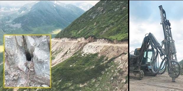 Çevre sakinleri, Yeşil Yol'da patlayıcı kullanıldığını belgeledi