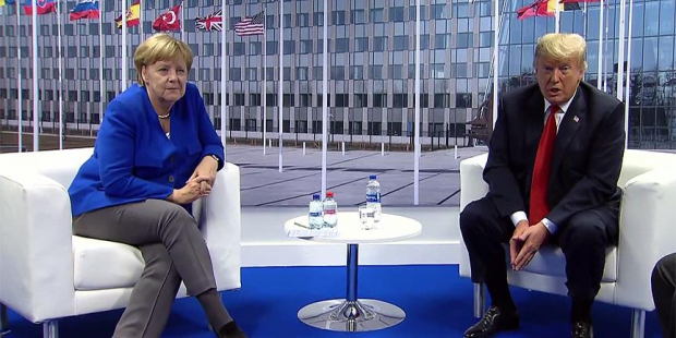 Trump: Merkel ile çok çok iyi bir ilişkimiz bulunuyor