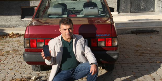 'Kara Şimşek' dizisinden etkilendi otomobilini konuşturdu
