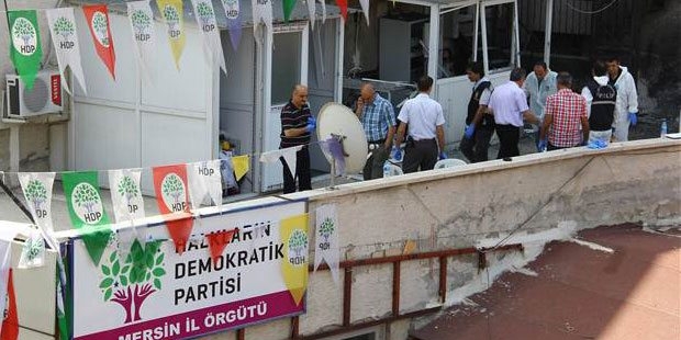 HDP bürolarına saldırı!