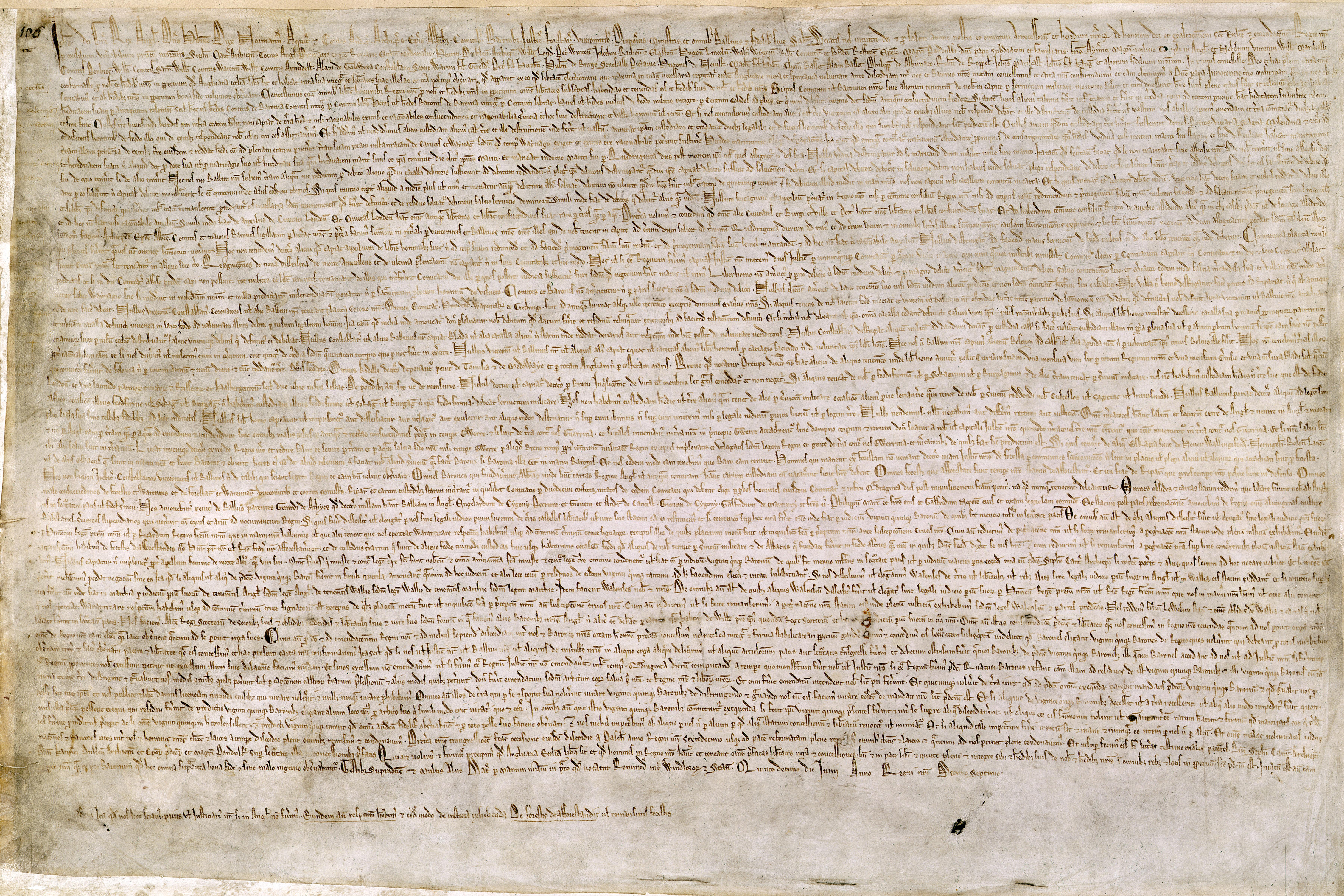 Magna Carta, Britanya Kütüphanesi, Cotton Koleksiyonu
