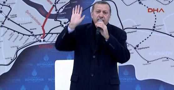 Erdoğan, Kabataş görüntülerinin yayınlanmasının ardından Şişhane-Haliç Metro Geçiş Köprüsü-Yenikapı metro hattı açılış töreninde sert konuştu.