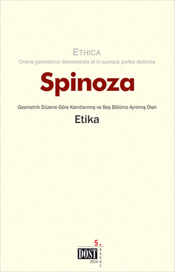 Etika, Spinoza, Çeviri: Hilmi Ziya Ülken, Dost Kitabevi
