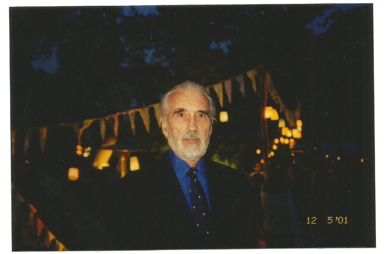 Christopher Lee resmi/ Fotoğraf: Atilla Dorsay