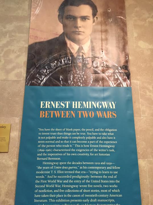 Morgan Library’deki Hemingway sergisi   