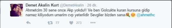 Demet Akalın, kendisini eleştiren Ahmet Hakan'a Twitter'dan yanıt vermişti