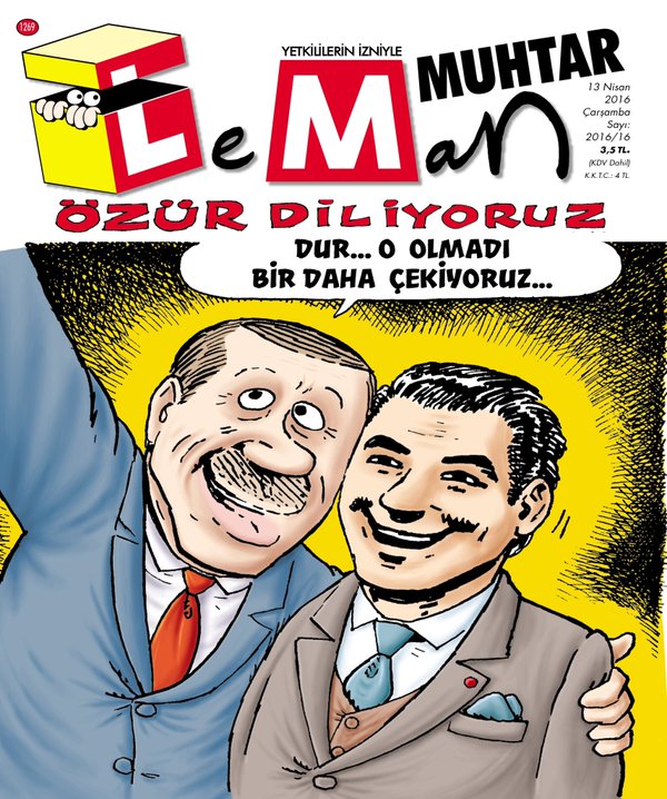 Leman'ın özür kapağı