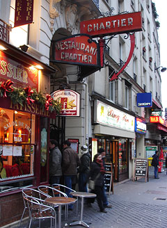 Restaurant Le Chartier, Paris'in hem en ucuz, hem de kaliteli, tarihi Restaurant'ı