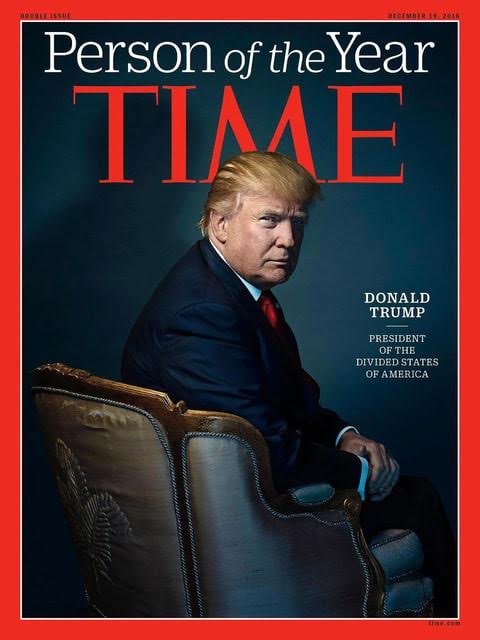 Time, Donald Trump'ı 'Yılın Kişisi' seçti. Dergi Trump'tan 'Amerika Bölünmüş Devletleri Başkanı' diye söz etti