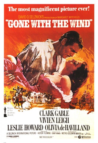 Rüzgâr Gibi Geçti film afişi, 1939