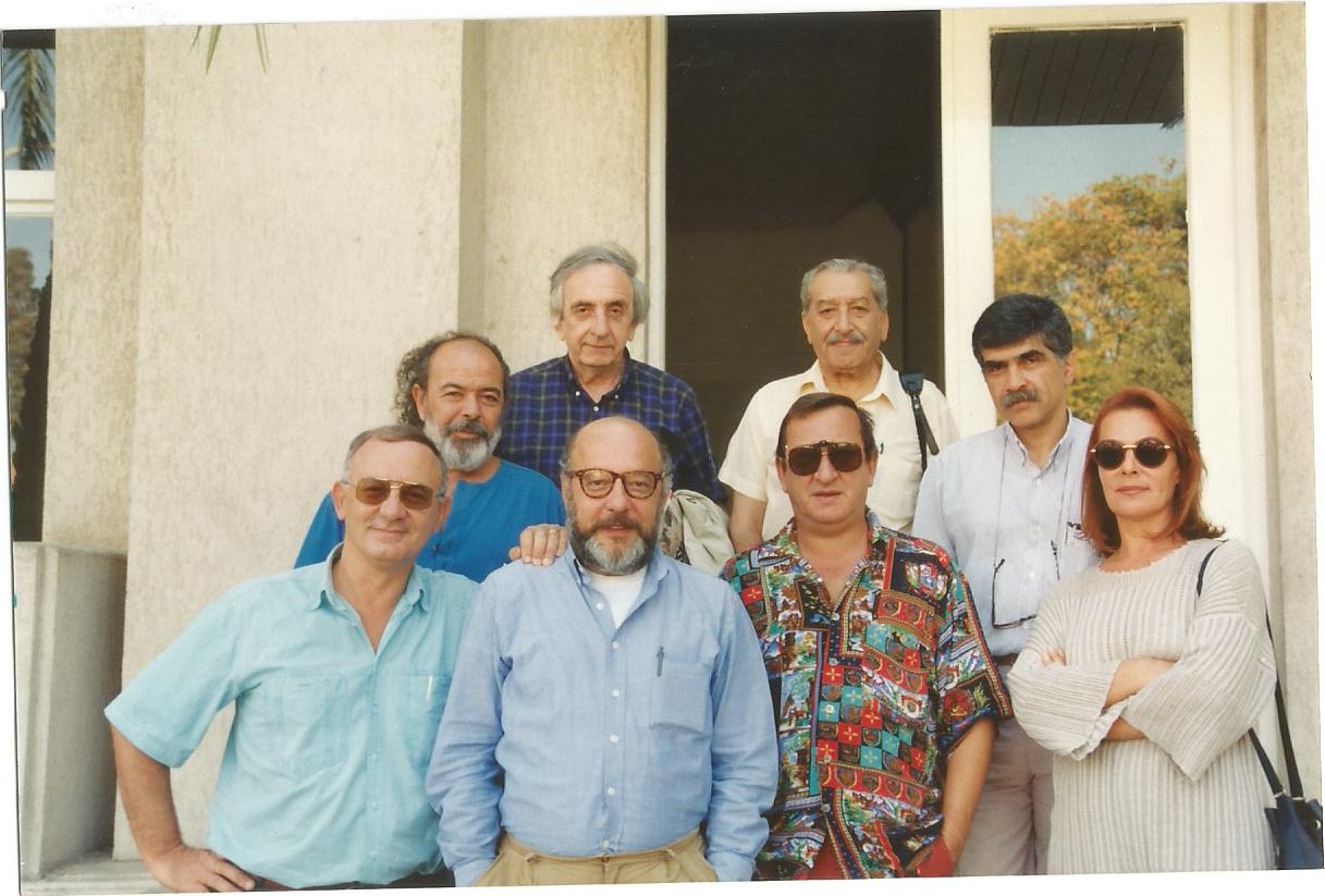 Bir Antalya jürisinden...Arkada artık hayatta olmayan Engin, Orhan Aksoy ve Fikret Otyam