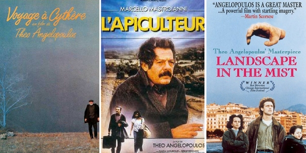 Kitra'ya Yolculuk (1984), Arıcı (1986), Puslu Manzaralar (1988), Theo Angelopoulos