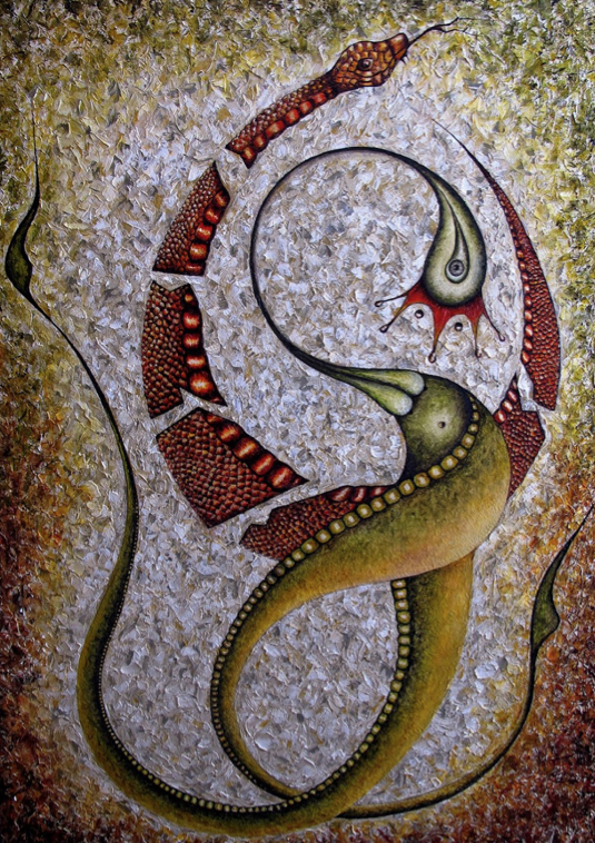 ‘El-Şifa’ – İbn – i Sina, 2013, Tuval üzerine yağlı boya, 110 x 80 cm.