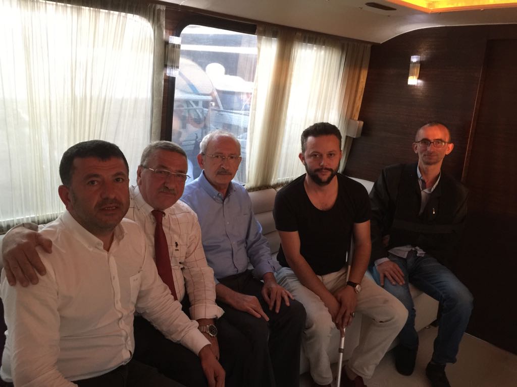 15 Temmuz darbe girişimi yaralanan vatandaşlar, Kılıçdaroğlu'nu ziyaret etmişti