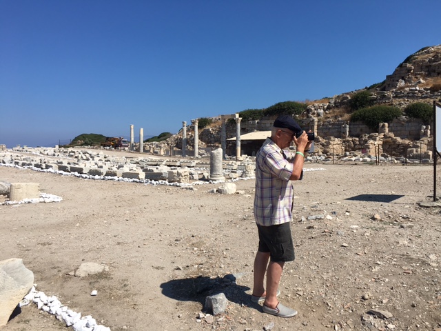 Knidos'ta fotoğraf çekerken