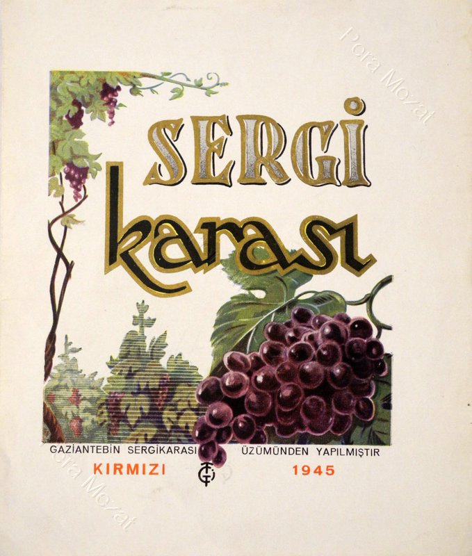 1940'larda Gaziantep'te şarabı yapılan Sergikarası, bugün unutulmuş bir üzüm durumunda.