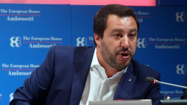 Kuzey Ligi lideri Matteo Salvini