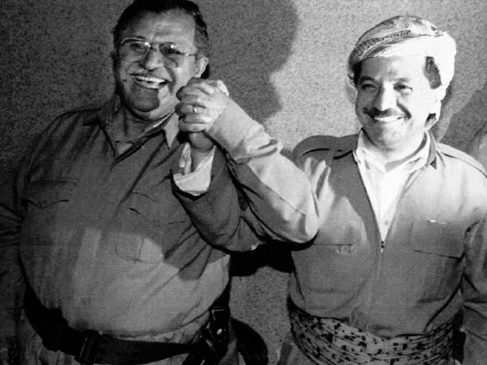 Celal Talabani, Mesud Barzani ile birlikte