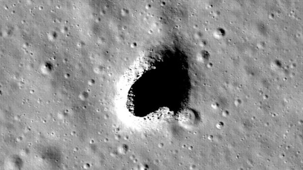NASA tarafından gözlemlenen Ay'daki Marius Tepeleri