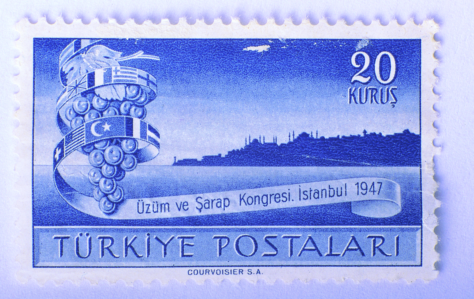 Türkiye ev sahibi olduğu uluslararası şarap kongresi için özel anı pulları bile bastırmıştı.