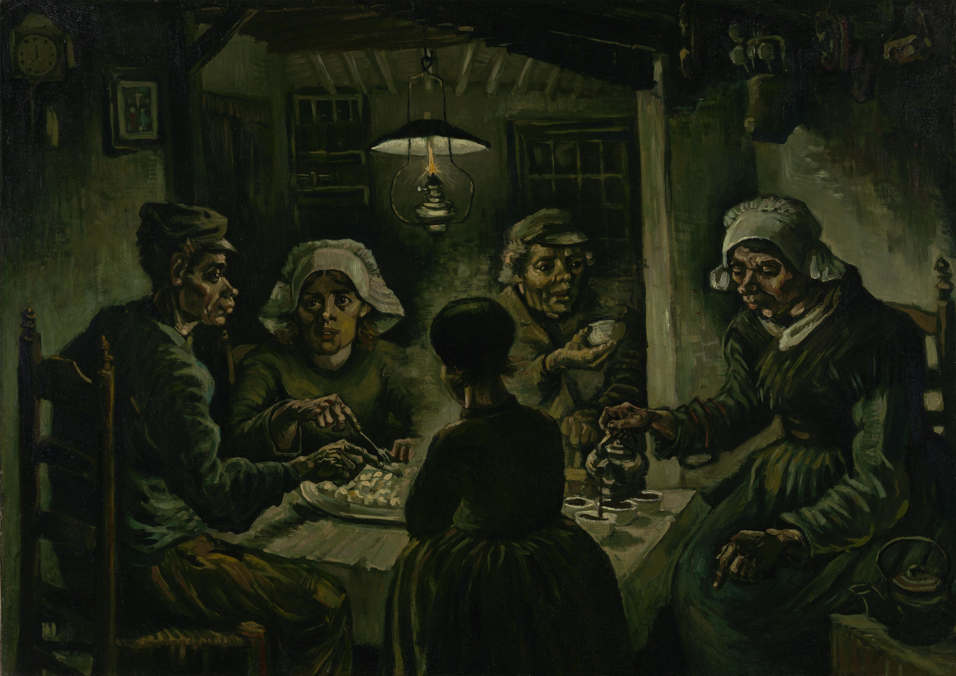 Resim 3: Patates Yiyenler, Van Gogh