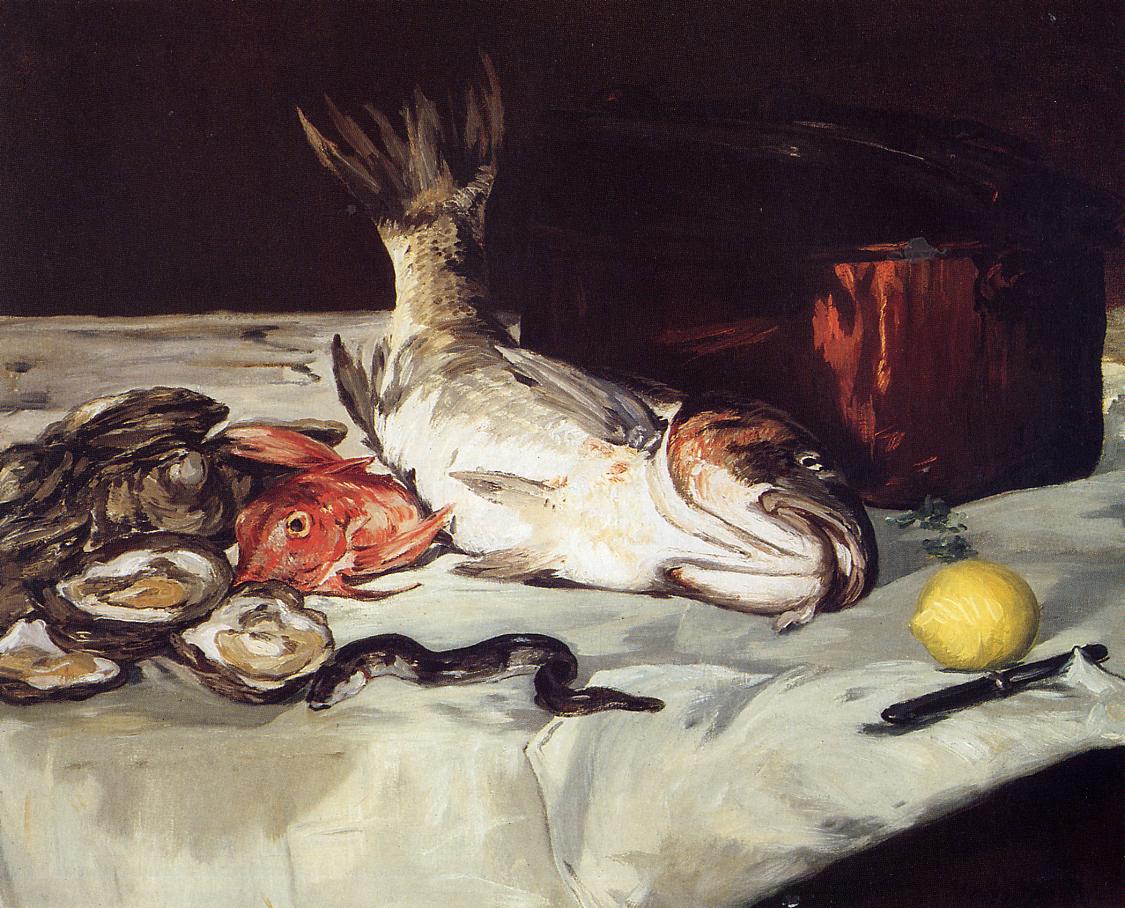 Resim 5: Yengeçli Natürmort, Édouard Manet