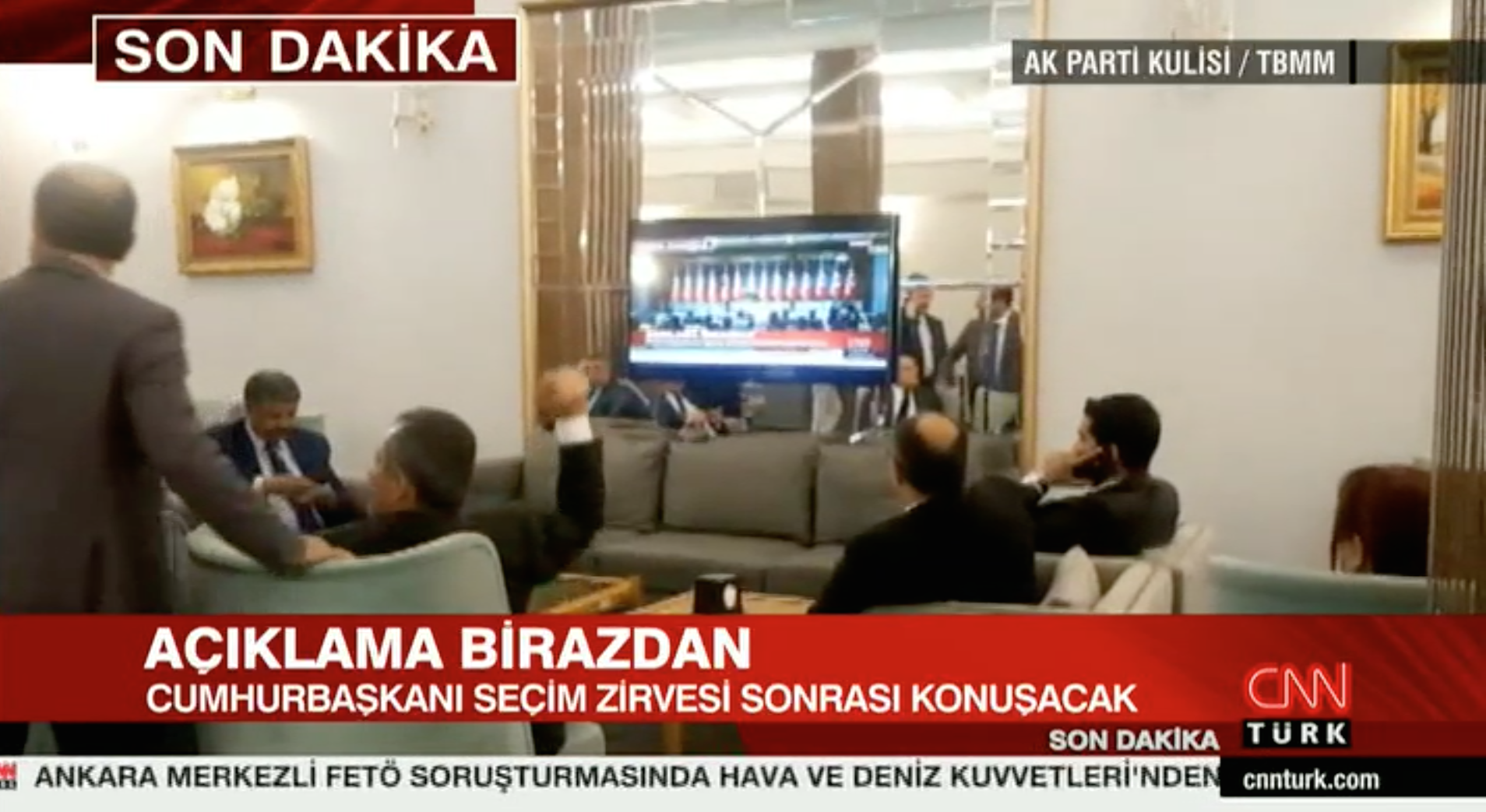 Erdoğan'ın açıklaması, Türkiye Büyük Millet Meclisi (TBMM) kulislerinde böyle beklendi.