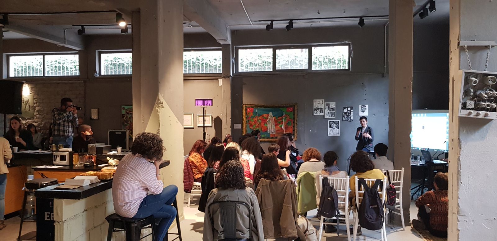Aylime Aslı Demir, Feminist Forum'18, fotoğraf: Aslı Alpar