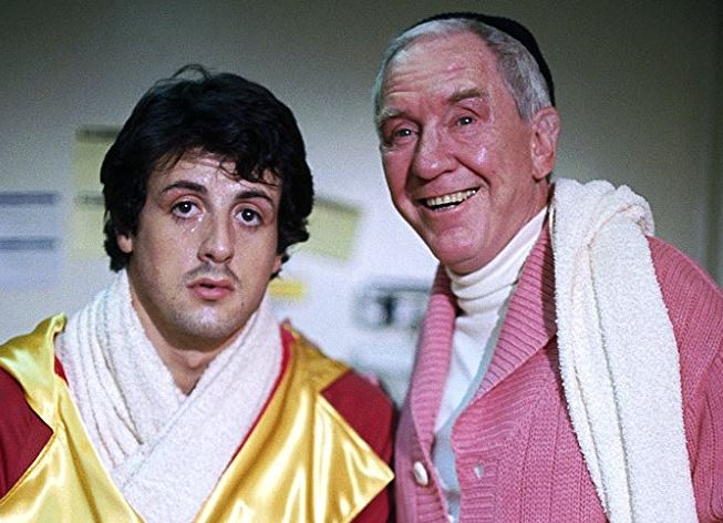 Sylvester Stallone ve Burgess Meredith, Rocky, 1976