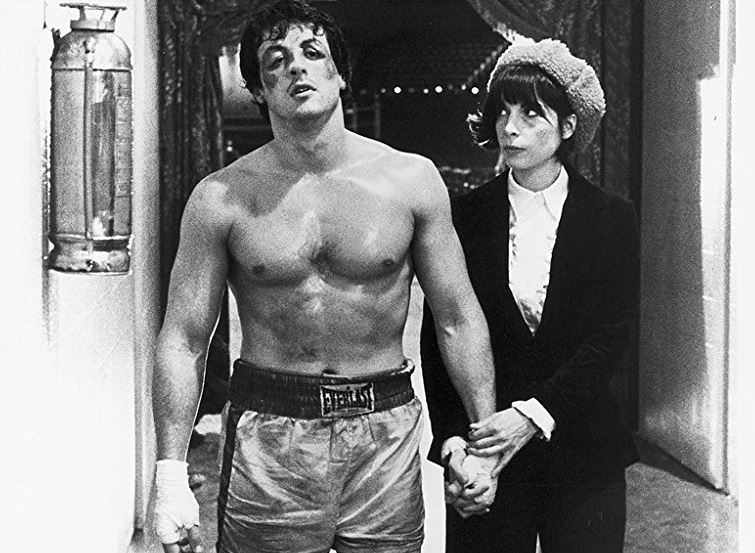 Sylvester Stallone ve Adrian rolündekiTalia Shire, Rocky, 1976