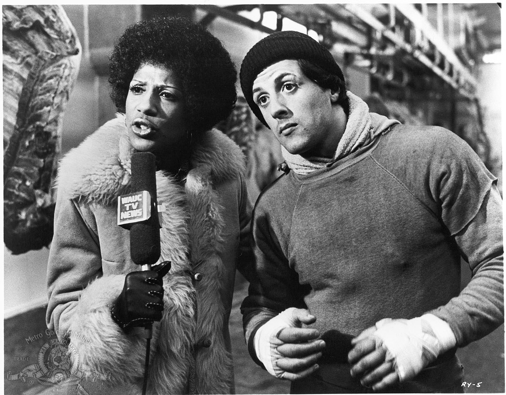 Diana Lewis ve Sylvester Stallone, Rocky, 1976