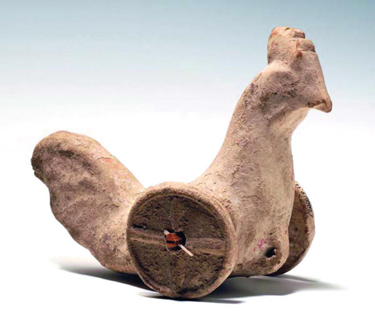 Roma dönemine ait oyuncak horoz