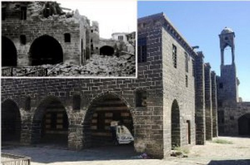 Surp Giragos Ermeni Kilisesi'nin eski ve hasarlı hali