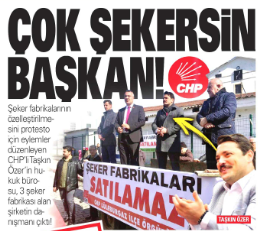 Akşam gazetesindeki haber