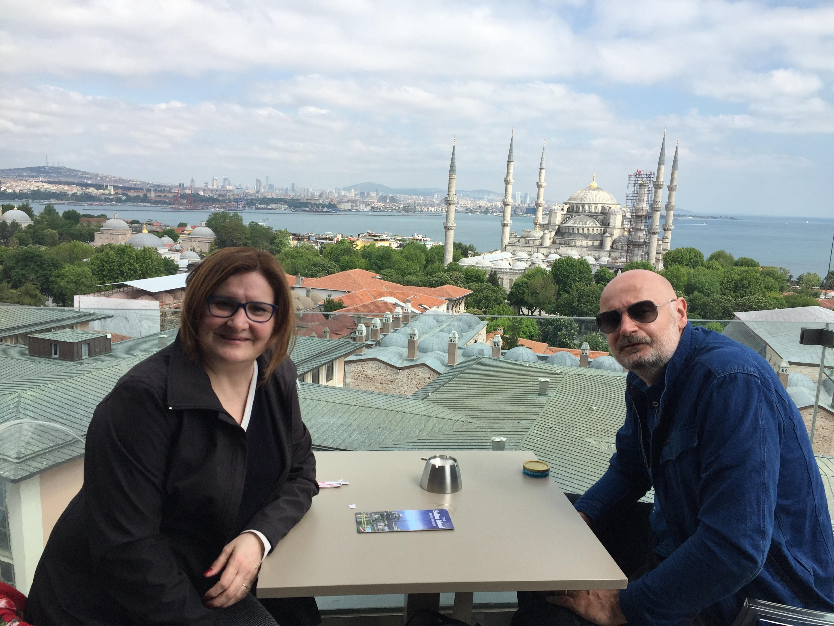 Erlend Loe ve Dilek Başak İstanbul'da.