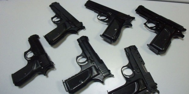 Hatay'da 90 ruhsatsız tabanca ele geçirildi