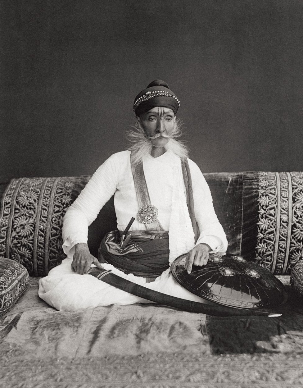 Maharao Raja Ram Singh Sahib Bahadur’un etkileyici portresi