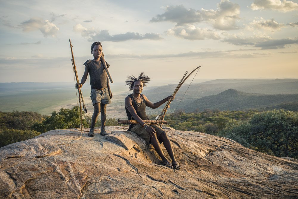 Tanzanya'da Hadza avcıları